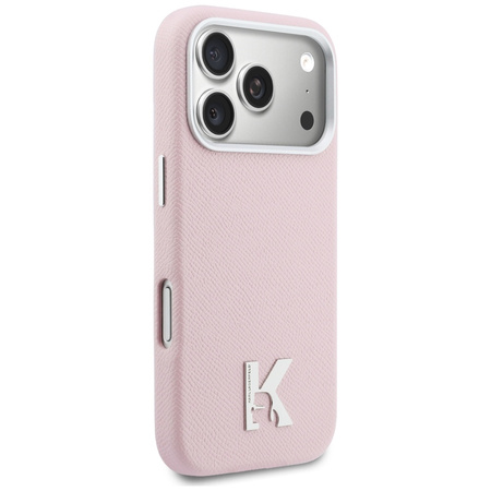 Etui Karl Lagerfeld Karl Head Logo       MagSafe do iPhone 17 Pro Max różowy