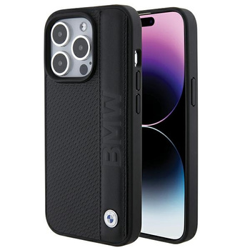 BMW ETUI HARDCASE LEATHER TEXTURED STRIPE DO IPHONE 15 PRO MAX 6.7