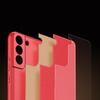 Dux Ducis Yolo eleganckie etui pokrowiec ze skóry ekologicznej Samsung Galaxy S22+ (S22 Plus) czerwony