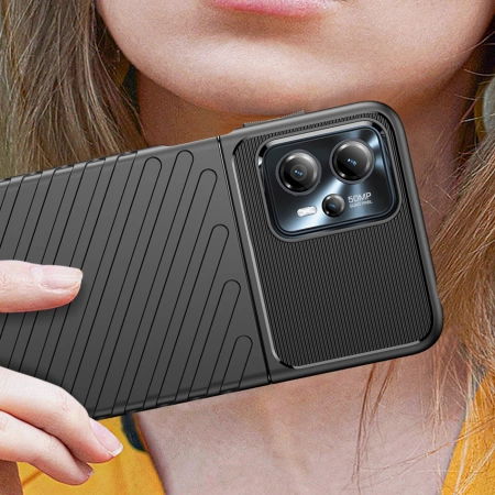 THUNDER CASE ETUI SILIKONOWE PANCERNE DO MOTOROLA MOTO G13 OCHRONA TELEFONU