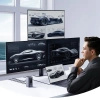 Stacja dokująca Baseus Spacemate RD1 hub 11w1 USB-C - 2xHDMI 4K@60Hz 2xDP 4K@60Hz 2xUSB-A 10Gb/s USB-C 10Gb/s RJ45 USB-A 480Mb/s USB-C PD mini jack 3.5mm ładowarka EU - szara