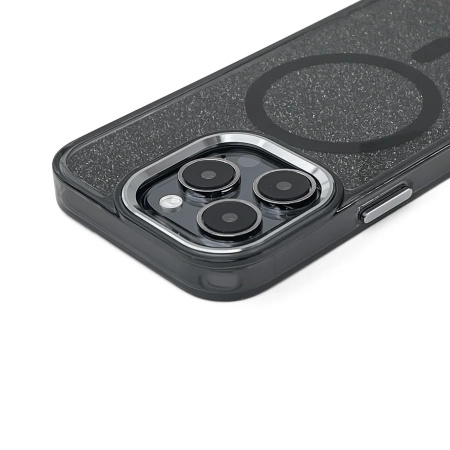 HURTEL ETUI GLITTER CASE DO IPHONE 16 PLUS DO MAGSAFE TELEFON Z BROKATOWĄ