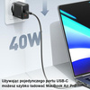 USAMS ŁADOWARKA 2XUSB-C T54 GAN 40W DO TELEFONÓW APPLE IPHONE ANDROID