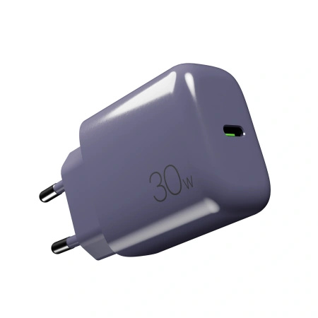 Ładowarka sieciowa Puro Pro Lite 30W USB-C  - szara