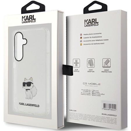 KARL LAGERFELD CASE DO SAMSUNG GALAXY S24 S921 TRANSPARENT CHOUPETTE IML