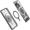 Etui Spigen Ultra Hybrid OneTap Ring z MagSafe na Samsung Galaxy S24 - przezroczyste (wzór Zero One)