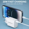 WOZINSKY ŁADOWARKA SIECIOWA WGWCCW 20W USB-C DO TELEFONU IPHONE SAMSUNG 20W