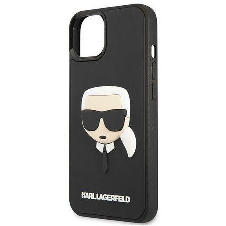 Karl Lagerfeld KLHCP14MKH3DBK iPhone 14 Plus 6,7" czarny/black hardcase 3D Rubber Karl`s Head