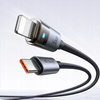 MCDODO KABEL USB-C SZYBKIE ŁADOWANIE DO IPHONE LIGHTNING 36W 1M LED CZARNY
