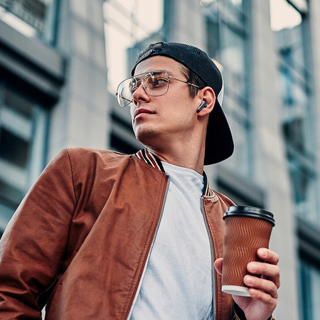 MCDODO SŁUCHAWKI BEZPRZEWODOWE DOKANAŁOWE BLUETOOTH ENC ANC REDUKCJA HAŁASU