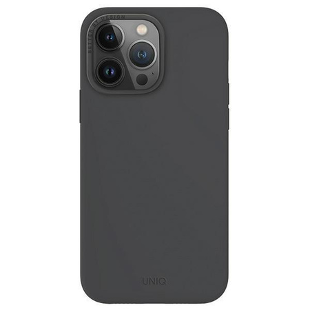 UNIQ etui Lino Hue iPhone 15 Pro Max 6.7" Magclick Charging szary/charcoal grey