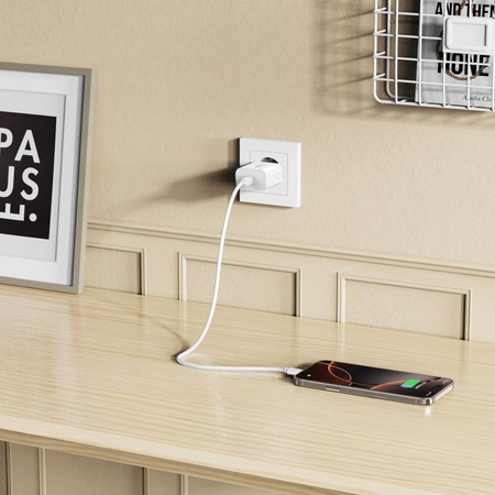 TECH-PROTECT ŁADOWARKA SIECIOWA 1-PORTOWA PD 20W DO TELEFONÓW APPLE SAMSUNG