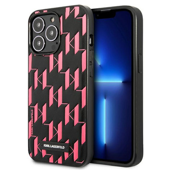 KARL LAGERFELD ETUI HARDCASE DO IPHONE 13 PRO 13 6,1 CALA MONOGRAM PLAQUE