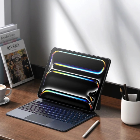Etui z klawiaturą Dux Ducis (MK series) na iPad Pro 13" (2024) - czarne