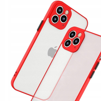 Milky Case silikonowe elastyczne półprzezroczyste etui do Xiaomi Redmi 9T czerwony