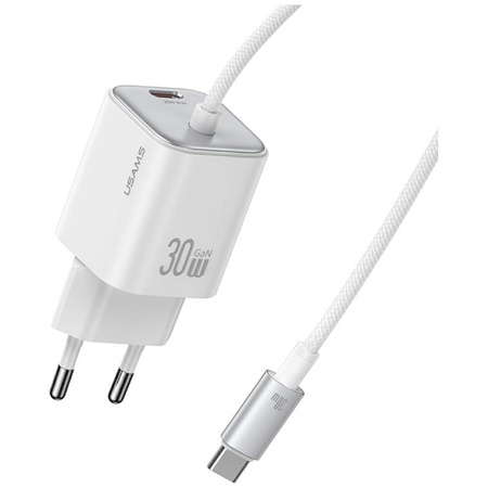 USAMS ŁADOWARKA 30W GAŃ DO LIGHTNING IPHONE 11 12 13 14 15 SZYBKA ŁADOWARKA