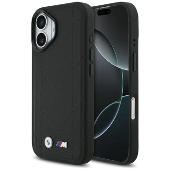 BMW ETUI CASE DO MAGSAFE IPHONE 17 M QUILTED LOGO LUKSUSOWY OCHRONNY