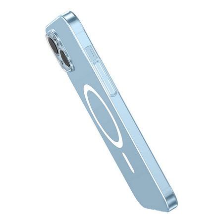 BASEUS ETUI CRYSTAL SERIES DO IPHONE 14 PLUS MAGNETYCZNE + SZKŁO HARTOWANE
