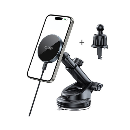 TECH-PROTECT ŁADOWARKA BEZPRZEWODOWA MAGNETYCZNA DO IPHONE 12 13 14 15 15W