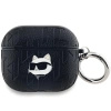 KARL LAGERFELD POKROWIEC DO AIRPODS 3 MAGNETYCZNE MONOGRAM CHOUPETTE CZARNY