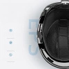 Kask narciarski Qunature 10130003004 z nausznikami snowboard rozmiar M - czarny