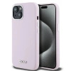 DKNY ETUI HARDCASE DO IPHONE 15 14 13 DO MAGSAFE LIQUID SILICONE LOGO METAL