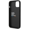 Etui BMW BMHCP13M22NBCK na iPhone 13 - czarne Leather Carbon