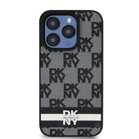 DKNY ETUI HARDCASE DO IPHONE 15 PRO MAX 6.7 Z PASKIEM I WZOREM CHECKERED