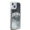 DKNY ETUI HARDCASE LIQUID GLITTER BIG LOGO DO IPHONE 15 PLUS 14 PLUS 6.7