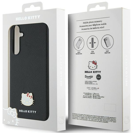 HELLO KITTY ETUI DO TELEFONÓW SAMSUNG A55 A556 METALOWE LOGO KITTYS HEAD