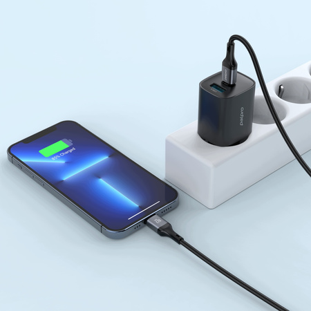 PALPRO KABEL USB-C LIGHTNING SZYBKIE ŁADOWANIE DO APPLE IPHONE 12 13 14 1M