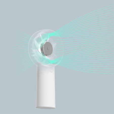 JISULIFE MINI DMUCHAWA HANDHELD FAN LIFE5 PLUS 4000MAH PRZENOŚNY WIATRAK