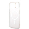 Guess zestaw ładowarka MagSafe + etui do iPhone 14 Plus 6,7" różowe 4G Print (GUBPP14MH4EACSP)