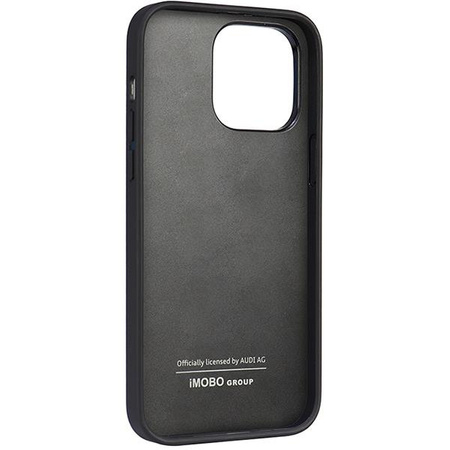 Etui Audi Synthetic Leather na iPhone 14 Pro Max 6.7" - czarne AU-TPUPCIP14PM-TT/D1-BK