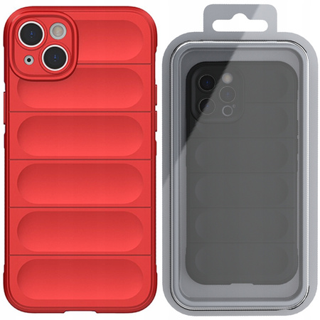 Magic Shield Case etui do iPhone 14 Plus elastyczny pancerny pokrowiec czerwony