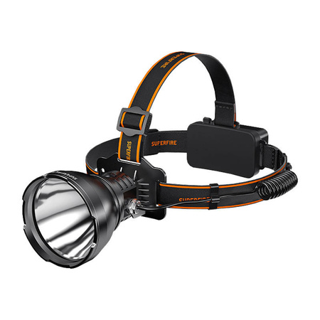 SUPERFIRE LATARKA CZOŁOWA HL60 2300LM DO CAMPINGU USB-C ZASILANIE EFEKTYWNE
