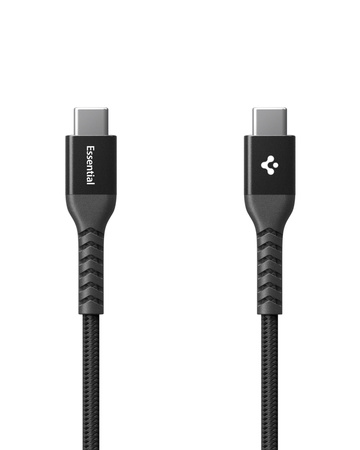 Spigen Essential USB C to USB C 100W Fabric Cable, black EB10010CCA