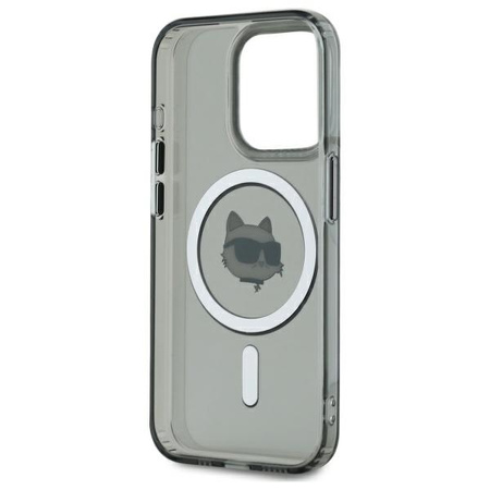 KARL LAGERFELD ETUI DO IPHONE 15 PRO 6.1 HARDCASE IML METAL CHOUPETTE HEAD