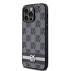 DKNY ETUI HARDCASE DO IPHONE 14 PRO MAX 6.7 LEATHER CHECKERED MONO PATTERN