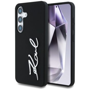 KARL LAGERFELD ETUI SILICONE METAL SIGNATURE LOGO DO SAMSUNG GALAXY S25