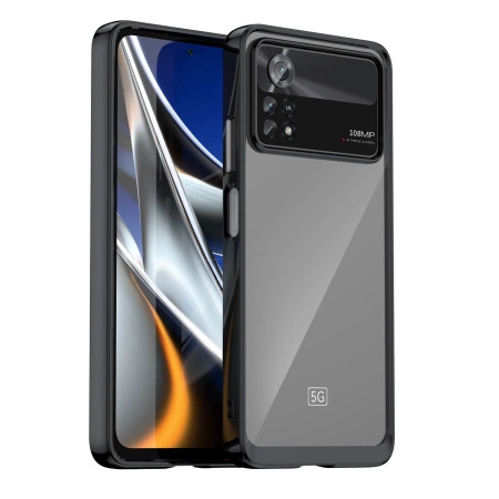 HURTEL ETUI POKROWIEC DO XIAOMI POCO X4 PRO 5G RAMKA ELASTYCZNA OUTER SPACE