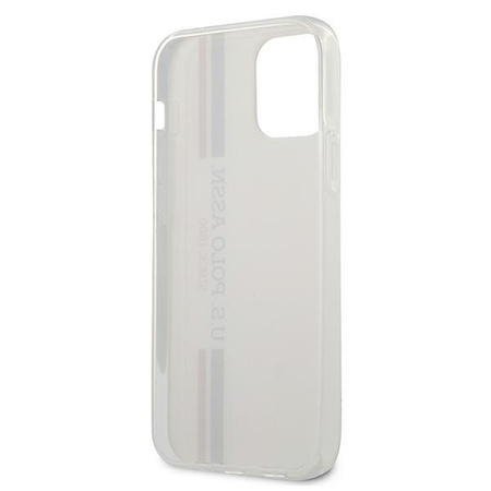 Etui U.S. Polo Assn. Tricolor Collection na iPhone 12 / iPhone 12 Pro - białe