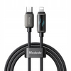 MCDODO ŁADOWARKA KABEL USB-C LIGHTNING SZYBKIEGO ŁADOWANIA DO IPHONE 1M LED
