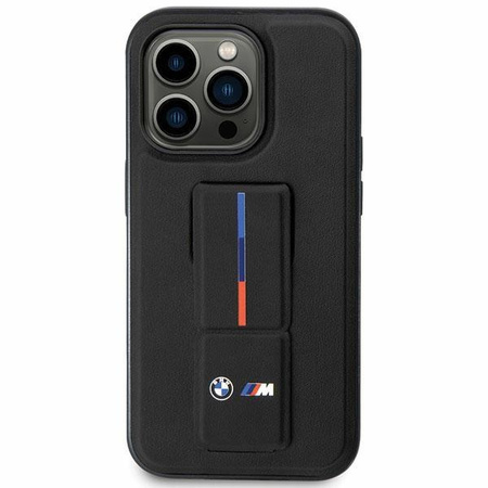 Etui BMW BMHCP14M22GSLK na iPhone 14 Plus 6.7" - czarne Grip Hot Stamp