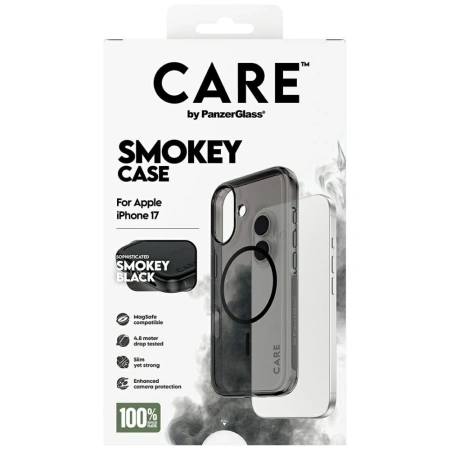 Etui CARE by PanzerGlass Flagship Urban Explorer w. Black MagSafe na iPhone 17 - czarne