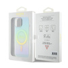 Guess GUHMP15SHITSQ iPhone 15 6.1" turkusowy/turquoise hardcase IML Iridescent MagSafe
