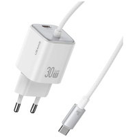 USAMS ŁADOWARKA 30W GAŃ DO LIGHTNING IPHONE 11 12 13 14 15 SZYBKA ŁADOWARKA