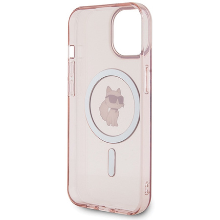KARL LAGERFELD KLHMP15SHFCCNOP ETUI HARDCASE DO IPHONE 15 14 13 DO MAGSAFE