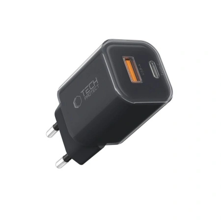 TECH-PROTECT ŁADOWARKA SIECIOWA 2-PORTOWA PD33W QC3.0 DO TELEFONÓW