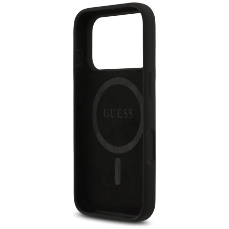 GUESS ETUI SILICONE TRIANGLE LOGO MAGSAFE DO IPHONE 17 PRO OCHRONA Z LOGO